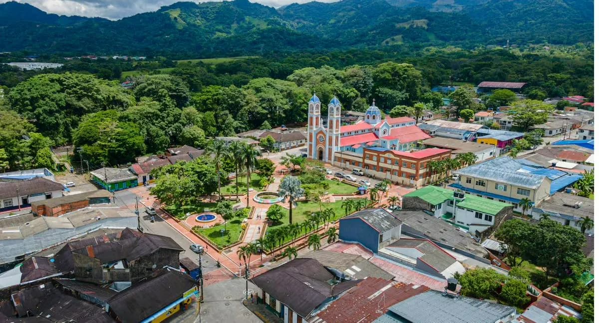 Vista aérea de Restrepo, Meta